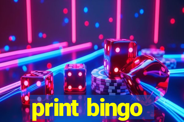 print bingo